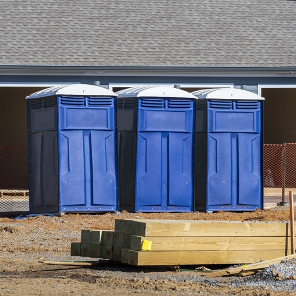 are there any restrictions on where i can place the porta potties during my rental period in Eddyville OR